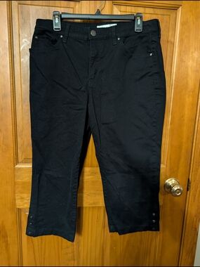 croft & barrow Black Capri Pants